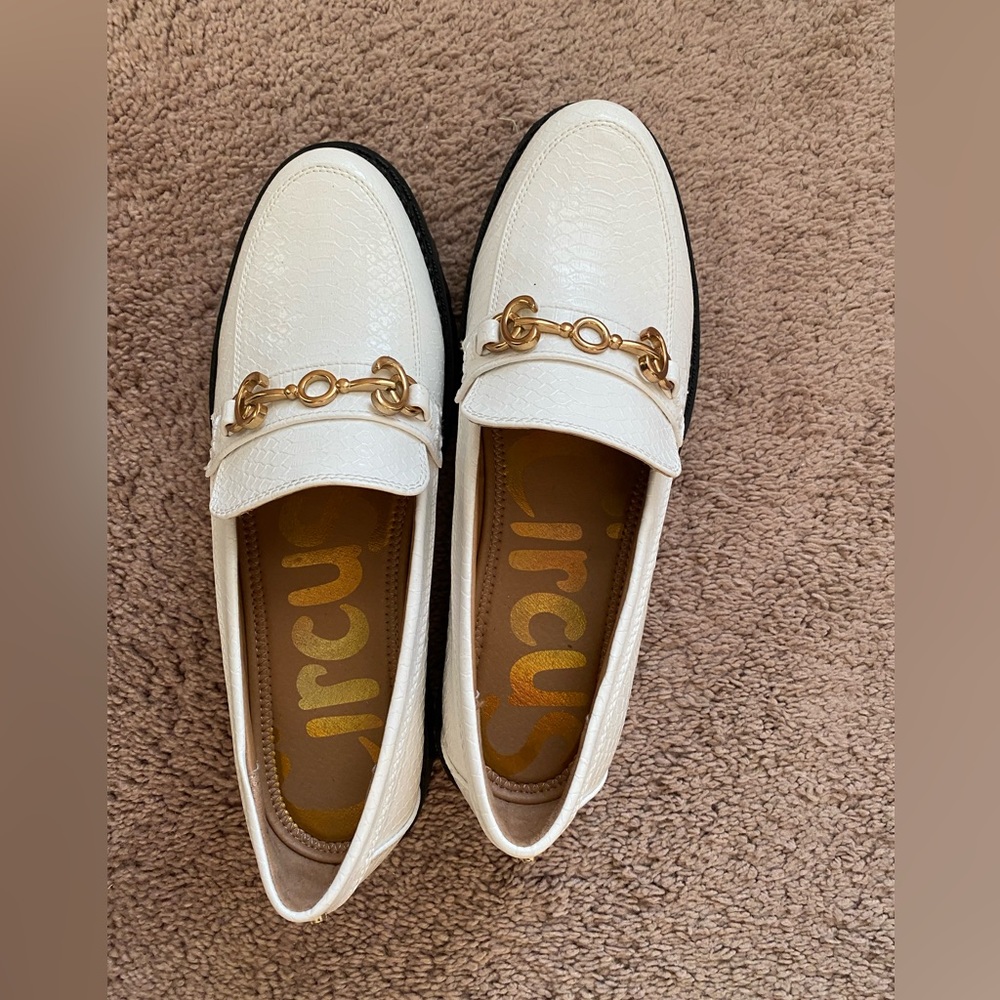 White Soda loafers